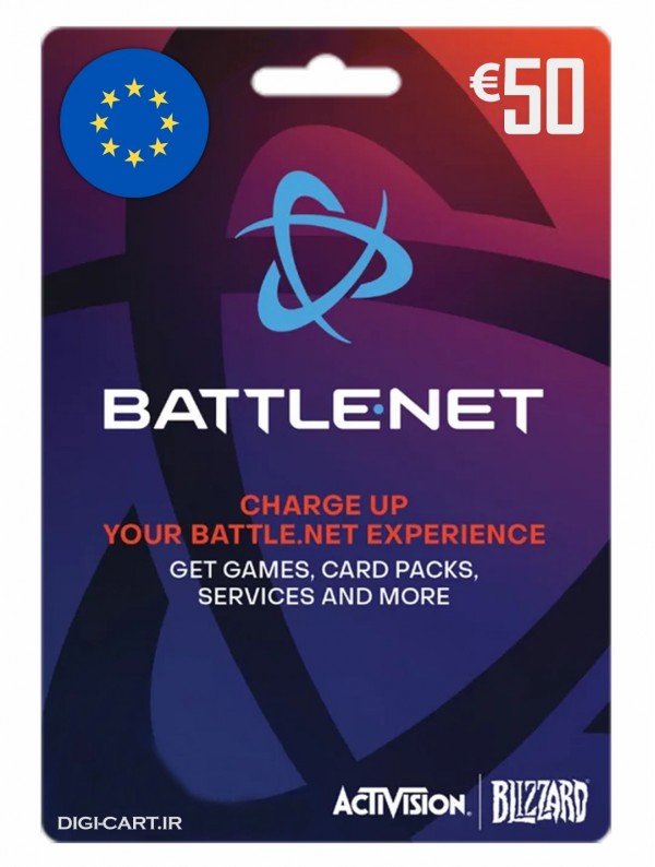 عکس گیفت کارت بتل نت 50 یورو اروپا (EU)