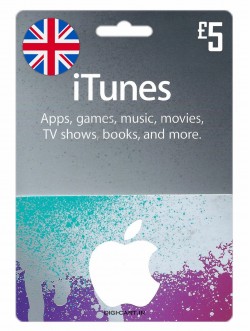 آیتونز 5 پوندی انگلیس (UK)