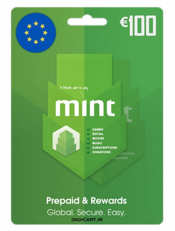 عکس گیفت کارت مینت 100 یورو اروپا (EU)