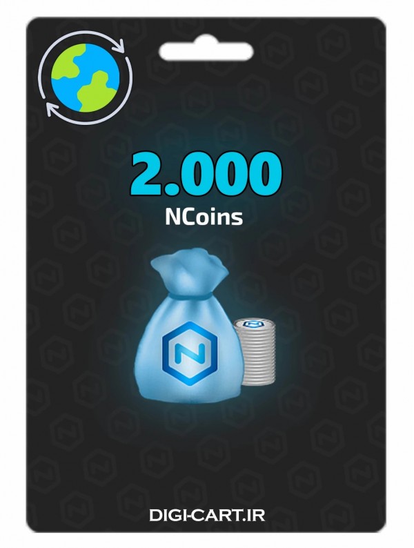 عکس گیفت کارت ان سی سافت 2000 ان کوین گلوبال (Global)
