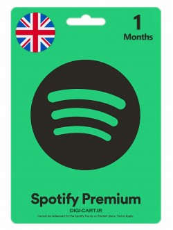 اسپاتیفای پریمیوم 1 ماهه انگلیس (UK)