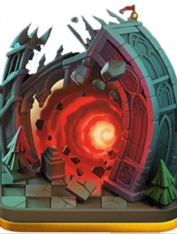 منظره Cosmic Portals Scenery کلش اف کلنز 10 دلاری